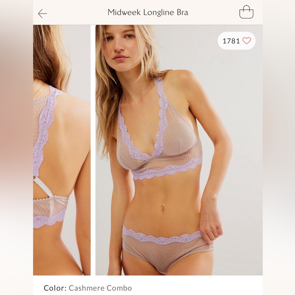 Midweek Longline Bra - Cashmere Combo